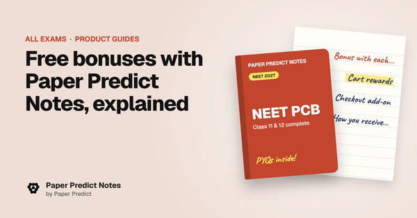 Free bonuses with Paper Predict Notes, explained — Paper Predict Notes
