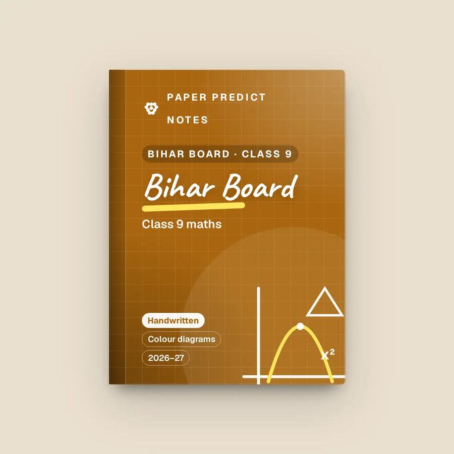 Bihar Board Class 9 Maths Notes
