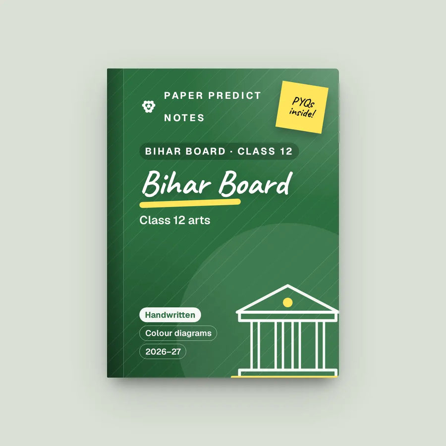 Bihar Board Inter Class 12 Arts Notes