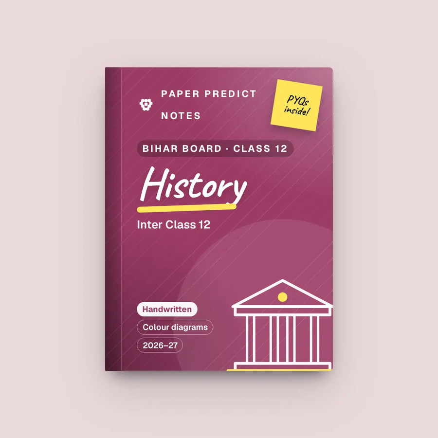 Bihar Board Inter Class 12 History Notes