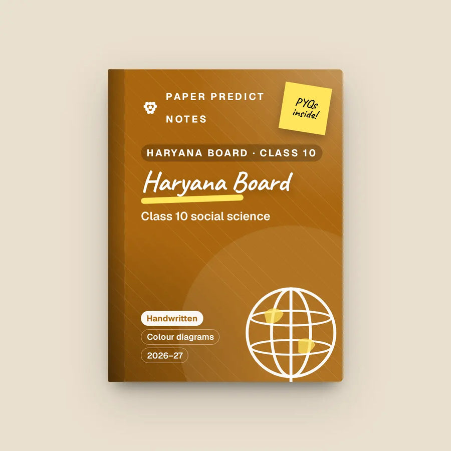 Haryana Board Class 10 Social Science Notes