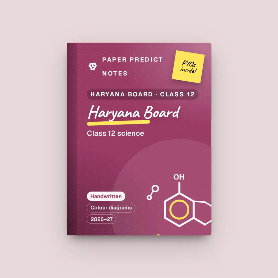 Haryana Board Class 12 Science Notes