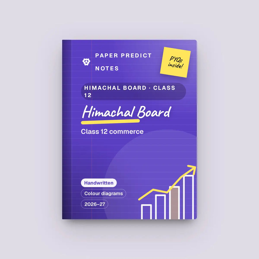 Himachal Board Class 12 Commerce Notes