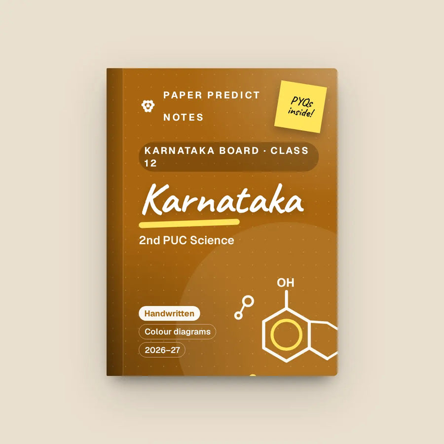 Karnataka Board 2nd PUC Science Notes