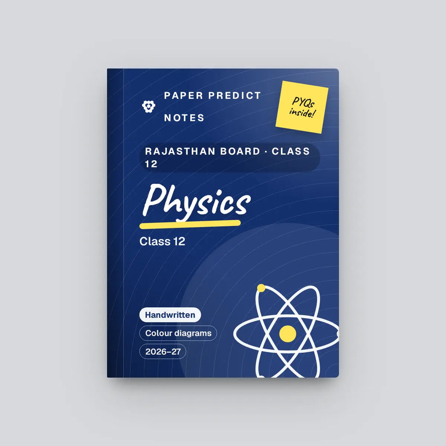 Rajasthan Board Class 12 Physics Notes