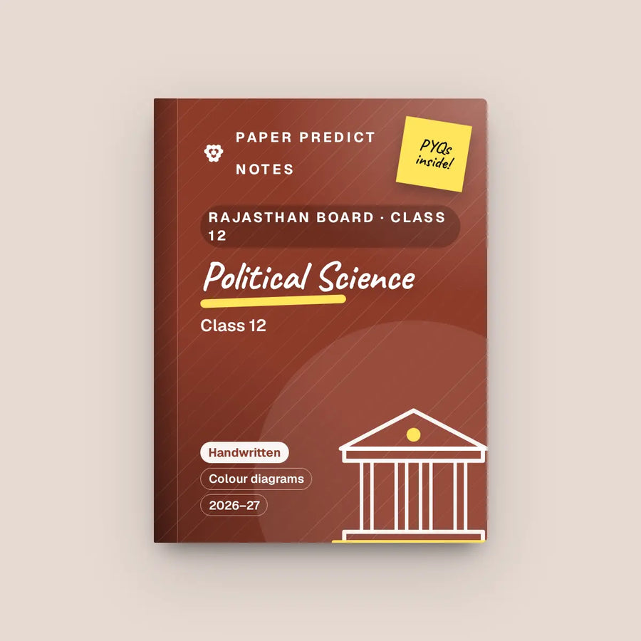 Rajasthan Board Class 12 Political Science Notes