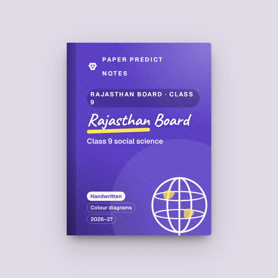 Rajasthan Board Class 9 Social Science Notes