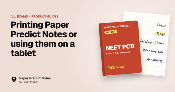Printing Paper Predict Notes or using them on a tablet — Paper Predict Notes