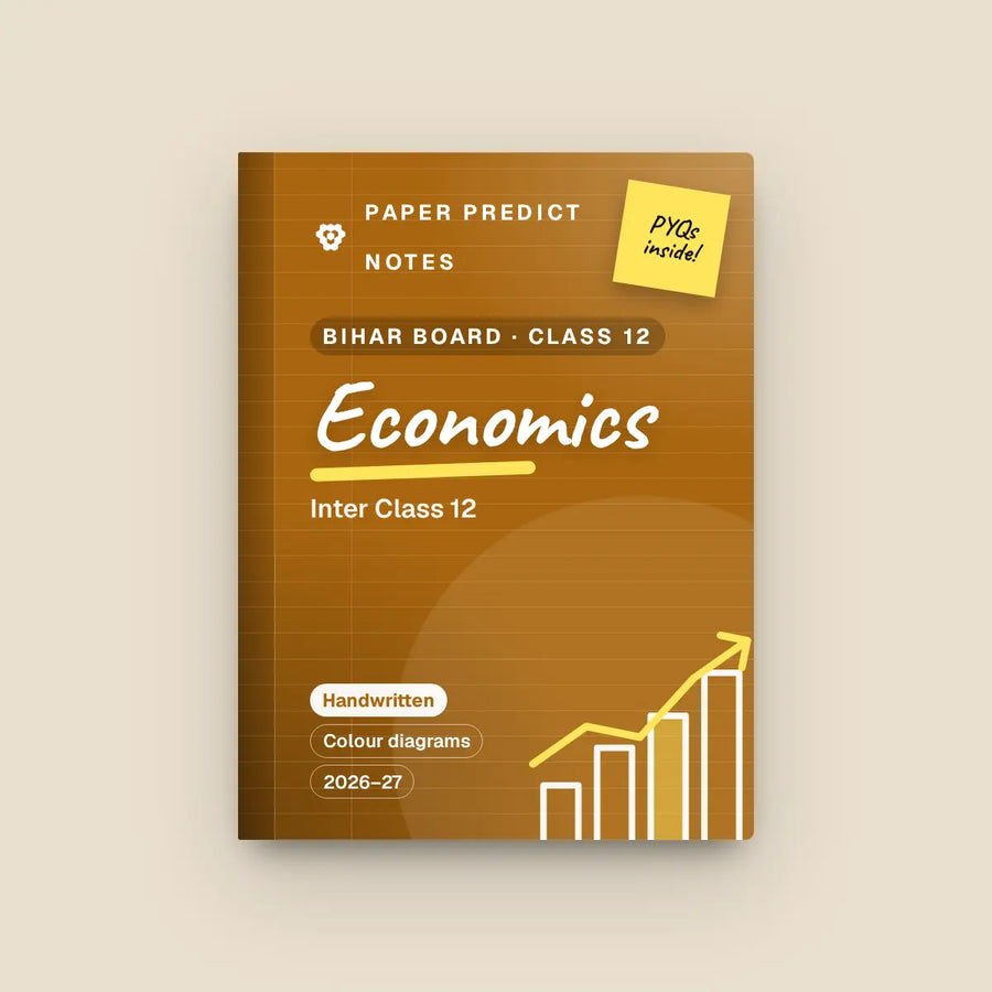 Bihar Board Inter Class 12 Economics Notes