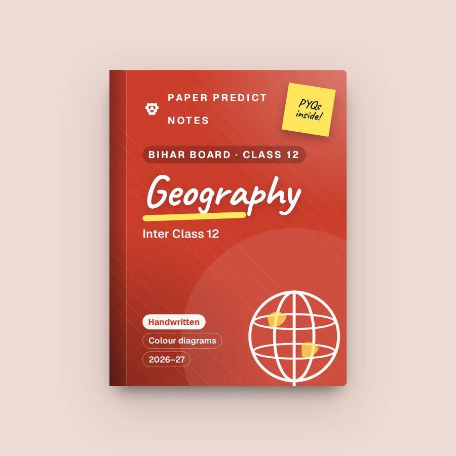 Bihar Board Inter Class 12 Geography Notes