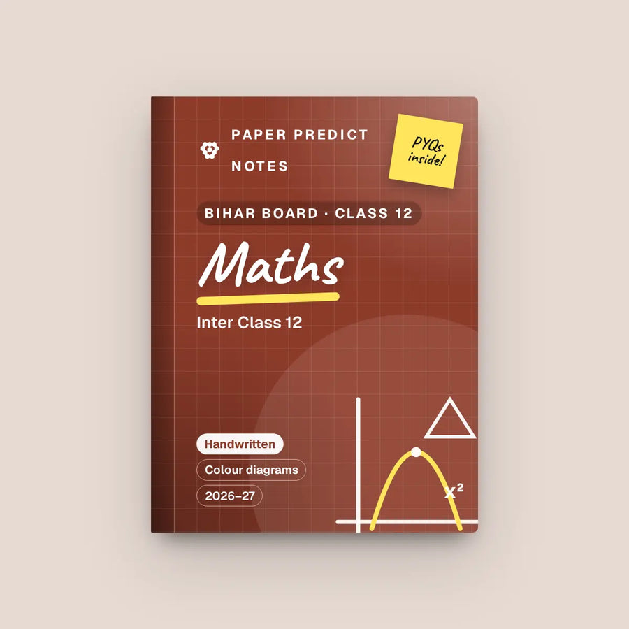 Bihar Board Inter Class 12 Maths Notes
