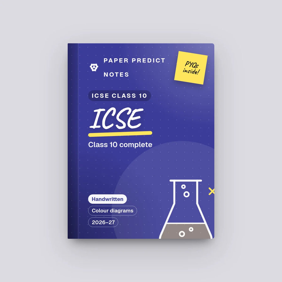 Class 10 ICSE Complete Notes