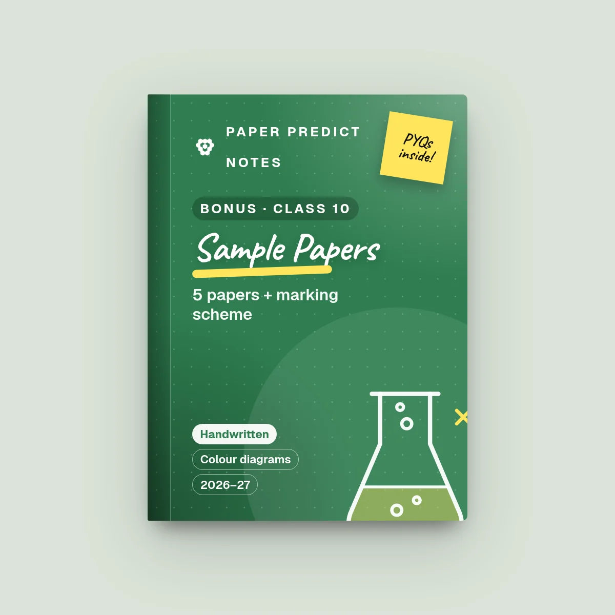 Class 10 Sample Paper Set — Paper Predict Notes cover