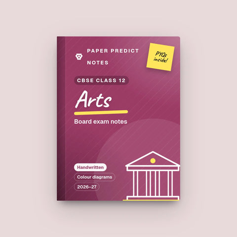 Class 12 Arts CBSE Notes