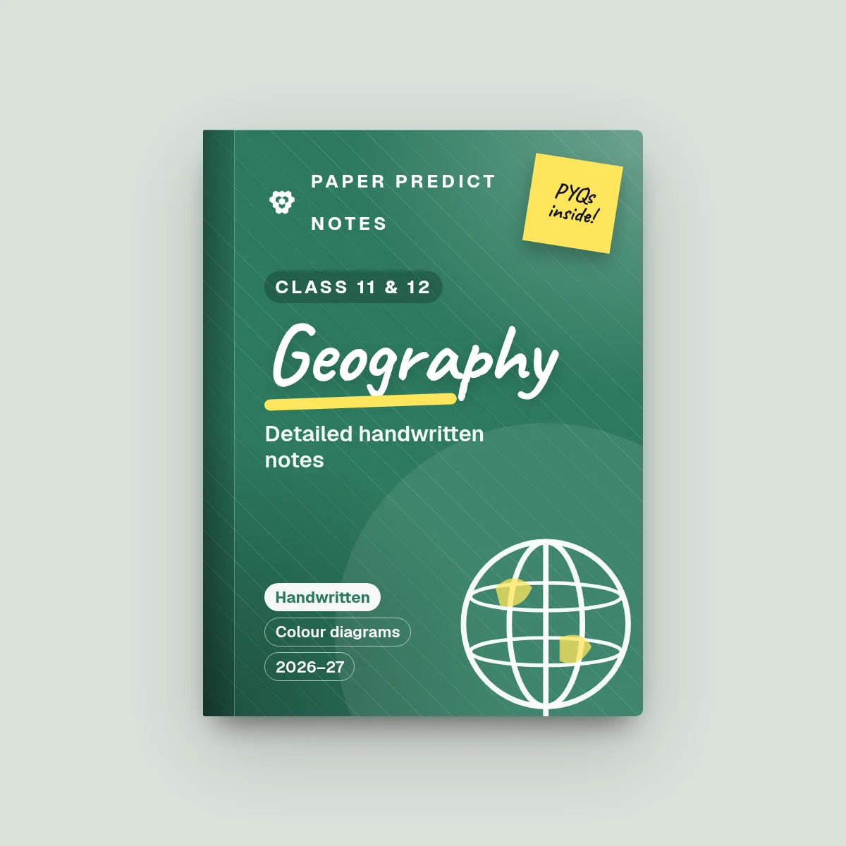 Geography Detailed Notes — Paper Predict Notes cover