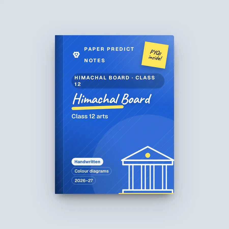 Himachal Board Class 12 Arts Notes
