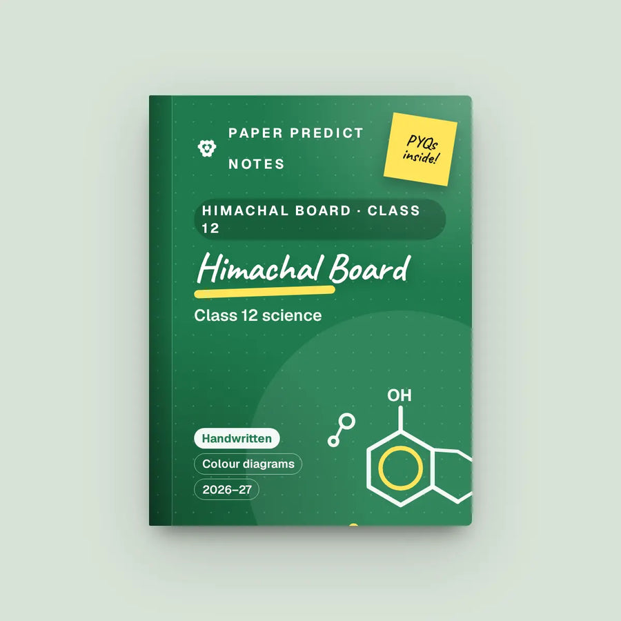 Himachal Board Class 12 Science Notes
