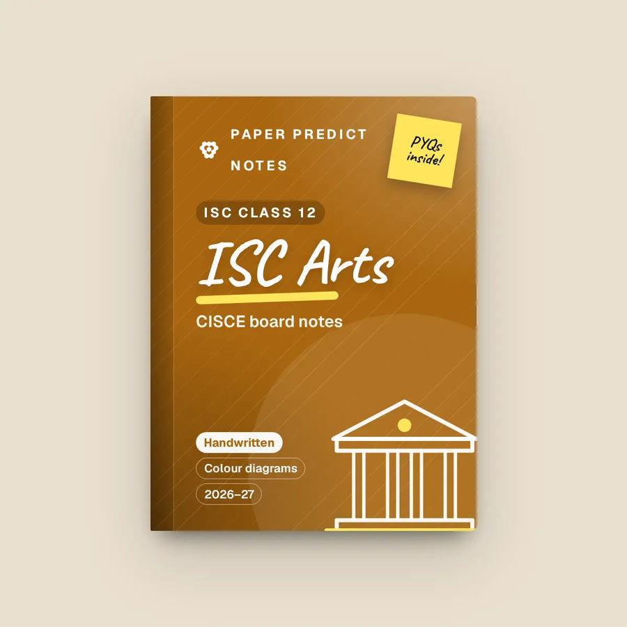 ISC Class 12 Arts Notes