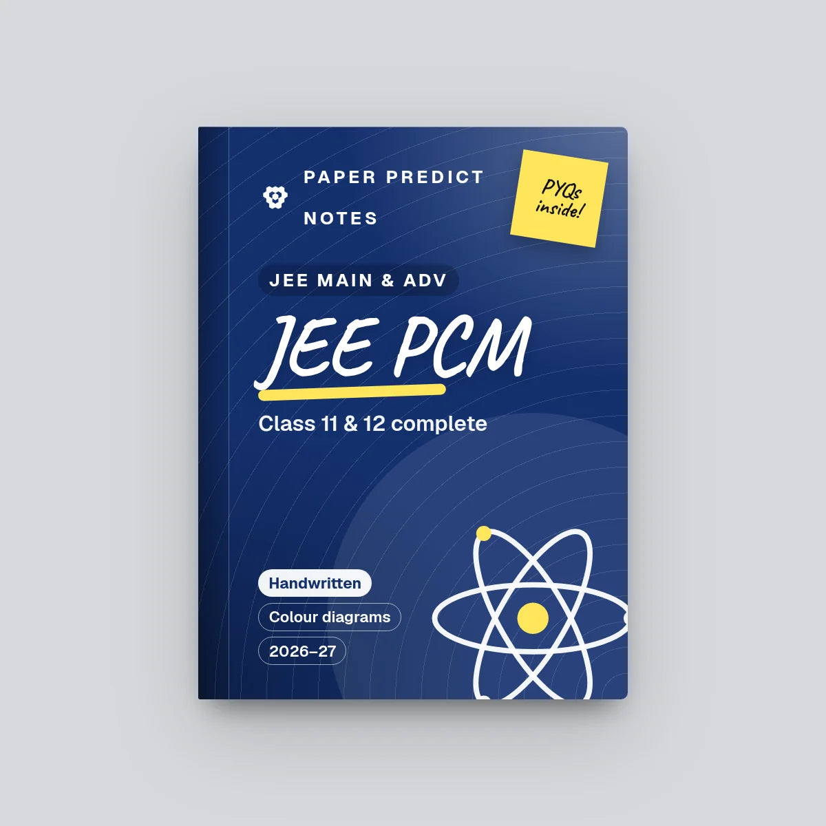 JEE PCM Complete Notes — Paper Predict Notes cover
