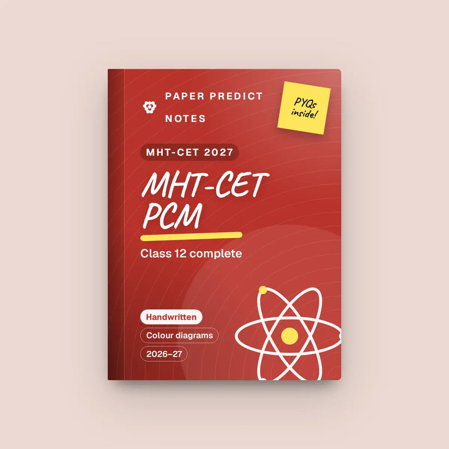 MHT-CET PCM Notes