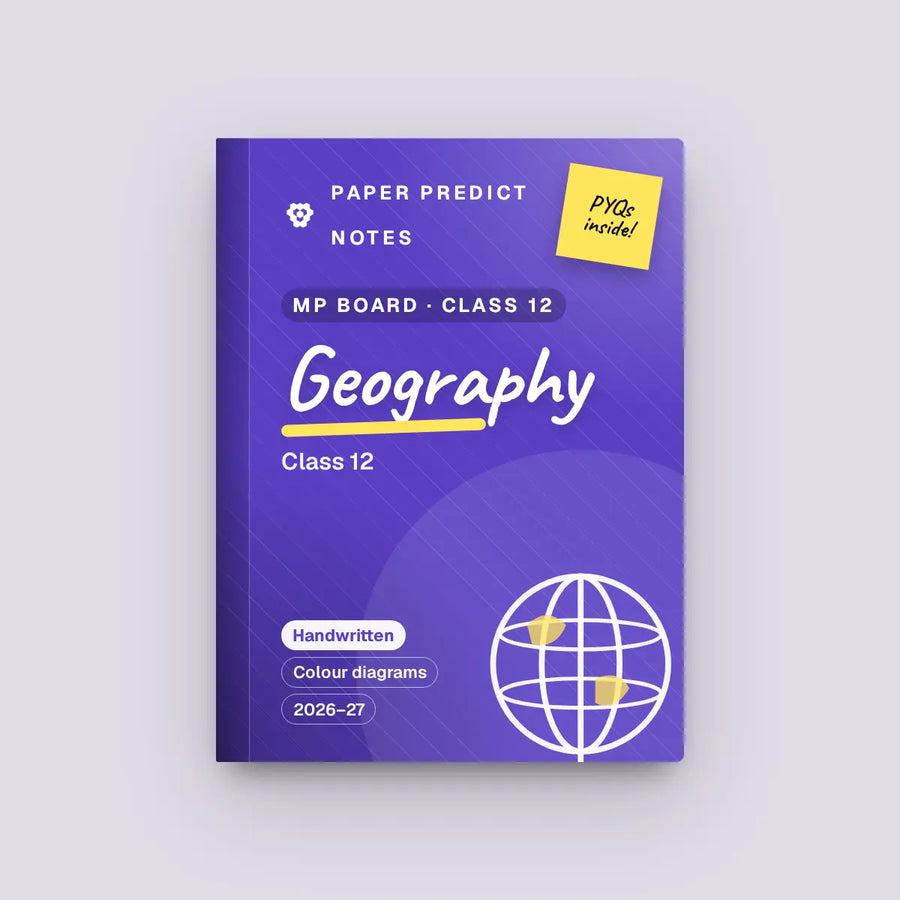MP Board Class 12 Geography Notes