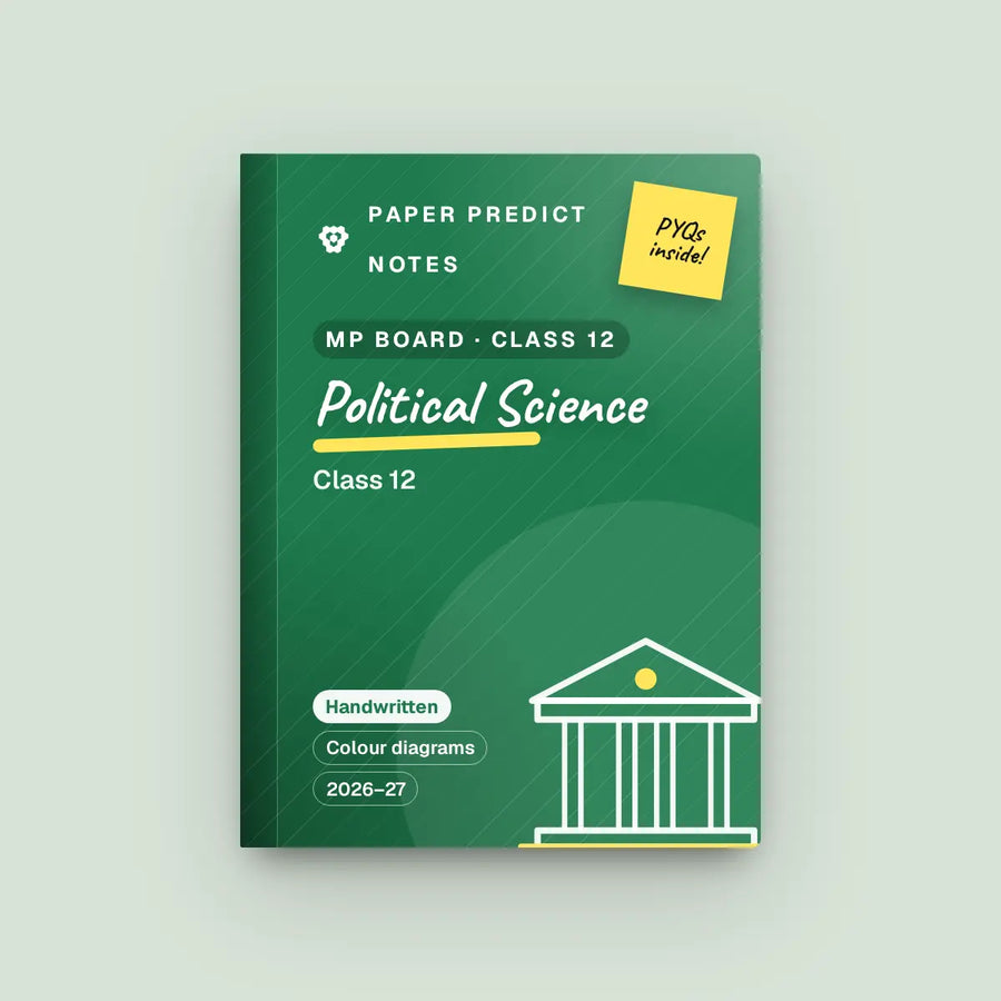 MP Board Class 12 Political Science Notes