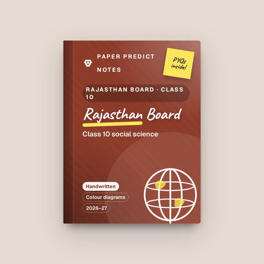 Rajasthan Board Class 10 Social Science Notes