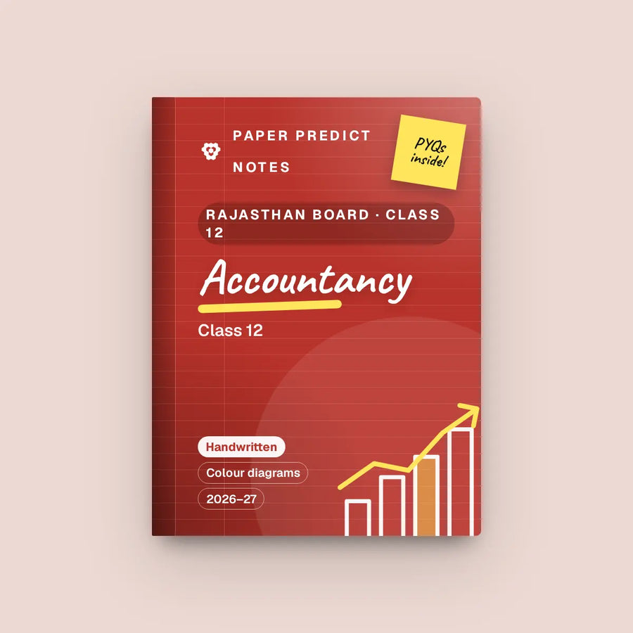 Rajasthan Board Class 12 Accountancy Notes