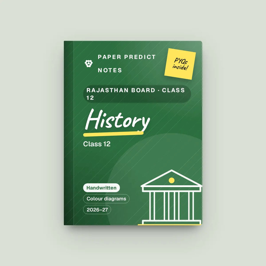 Rajasthan Board Class 12 History Notes