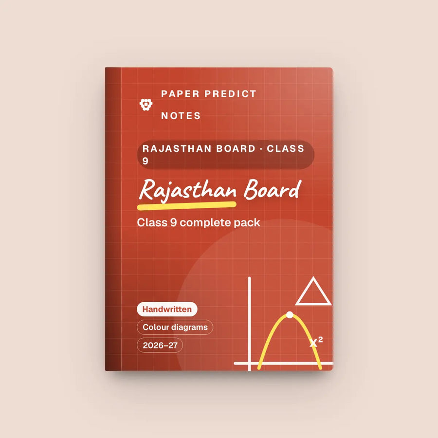 Rajasthan Board Class 9 Complete Pack